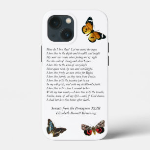 Barrett Browning - Sonnets from the Portuguese 43 iPhone 13 Mini Case