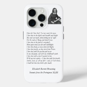 Barrett Browning - Sonnets from the Portuguese 43 iPhone 15 Pro Case