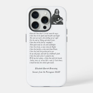 Barrett Browning - Sonnets from the Portuguese 43 iPhone 15 Pro Case