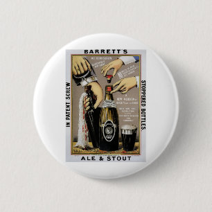Barretts Ale & Stout 2 Inch Round Button