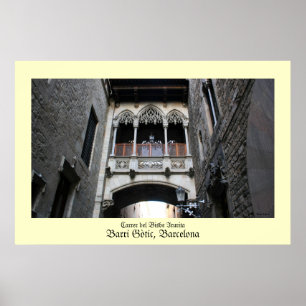 Barri Gotic Barcelona Poster