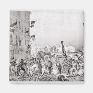 Barricade at the Rue Dauphine Magnet