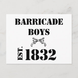 Barricade Boys Odds and Ends Postcard