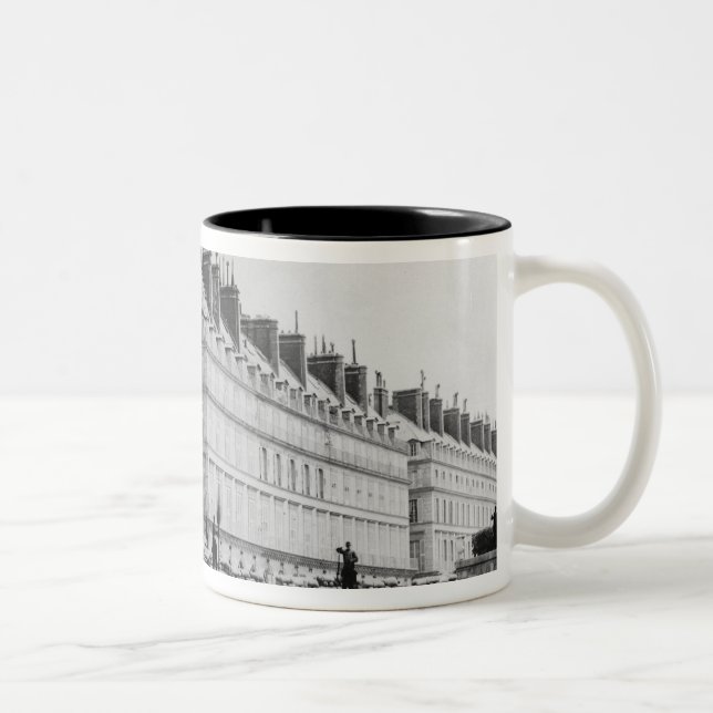 Barricade during the Commune of Paris Two-Tone Coffee Mug (Right)