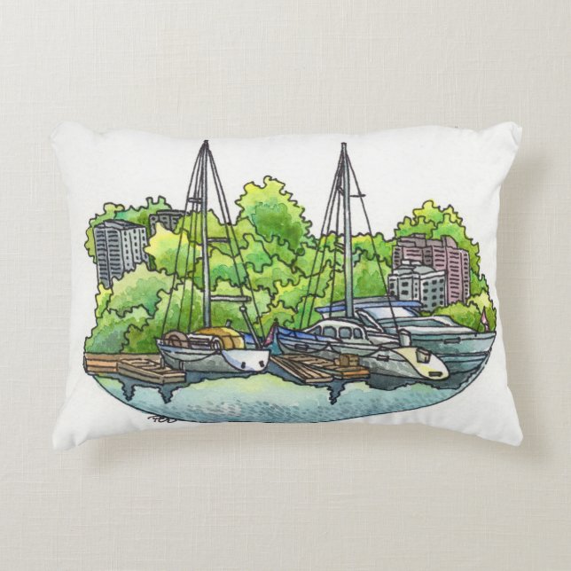 Barrie Marina Accent Pillow (Front)