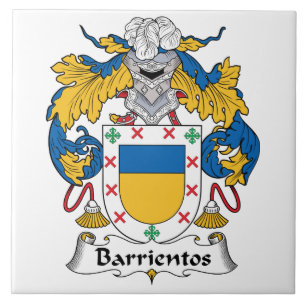 Barrientos Family Crest Tile