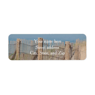 Barrière patinée de plage
