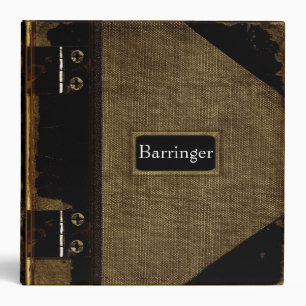 Barringer Customizable Binder