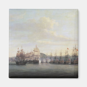 Barrington's Action at Santa Lucia, 1778 Magnet