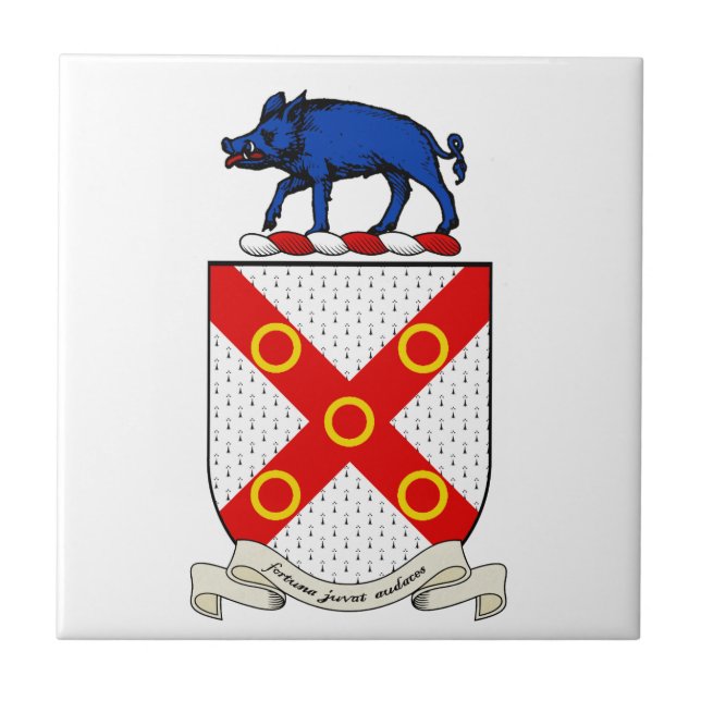 Barron Coat of Arms Tile (Front)