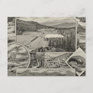 Barron & Merrill's White Mountain houses, NH Postcard