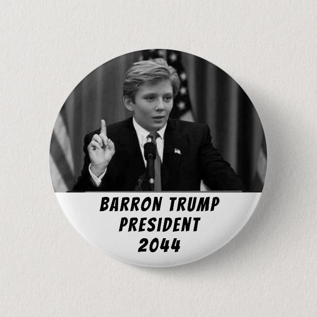 Barron Trump for President 2 Inch Round Button (Front)