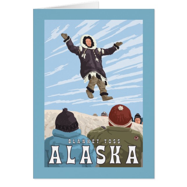 Barrow, Alaska Blanket Toss Vintage voyage (Devant)