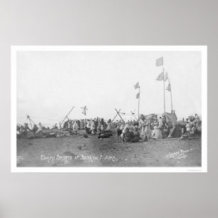 Barrow Alaska Eskimo Sports 1909 Poster