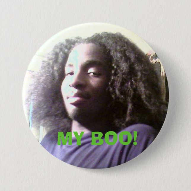 barry1, MY BOO! 3 Inch Round Button (Front)
