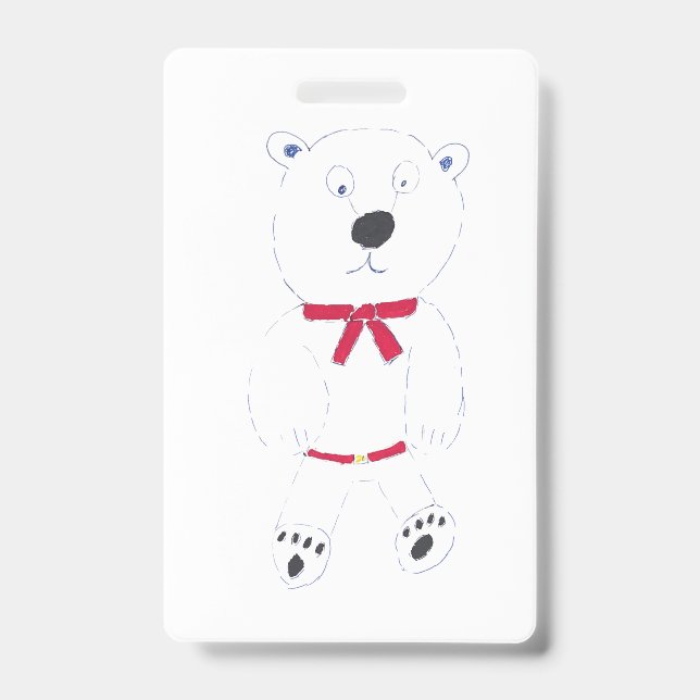 Barry Bear Identity Badge (Front)