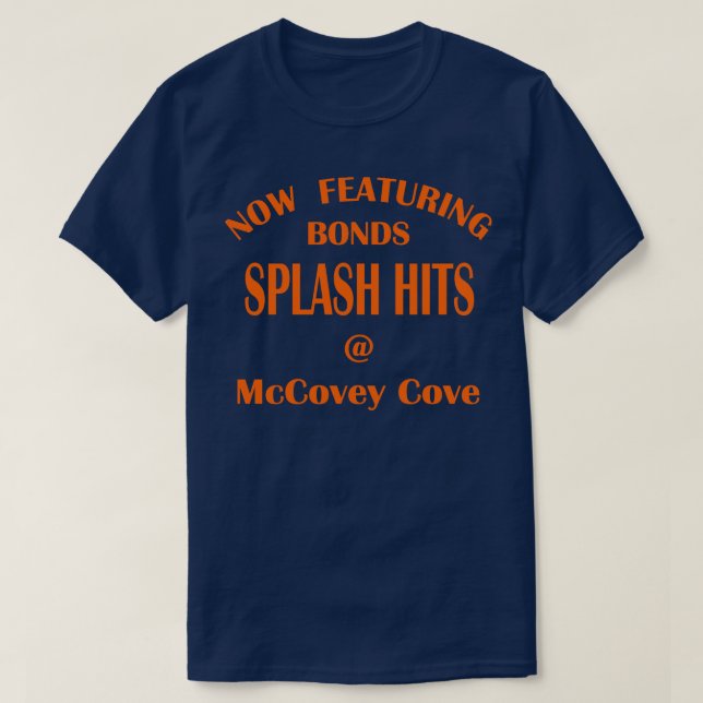 Barry Bonds Splash touche TShirt (Design devant)