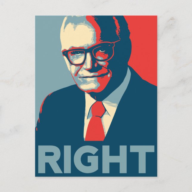 Barry Goldwater Right Postcard (Front)