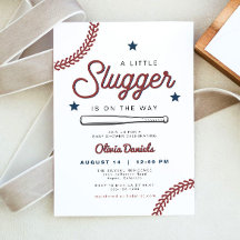 BARRY Little Slugger Baseball Baby Shower