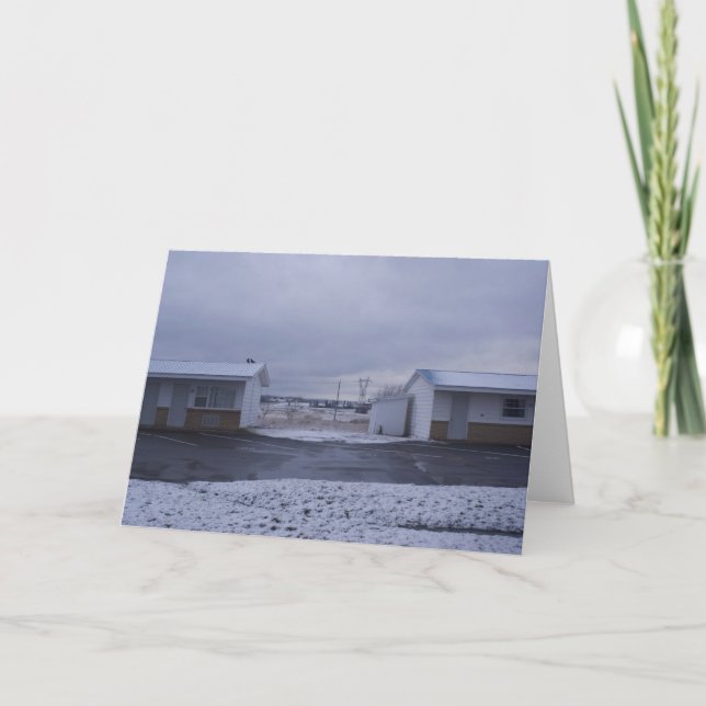 Barry Motel Greeting Card (Front)