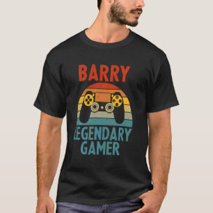 Barry Name Personalized Funny Gaming Geek Birthday T-Shirt