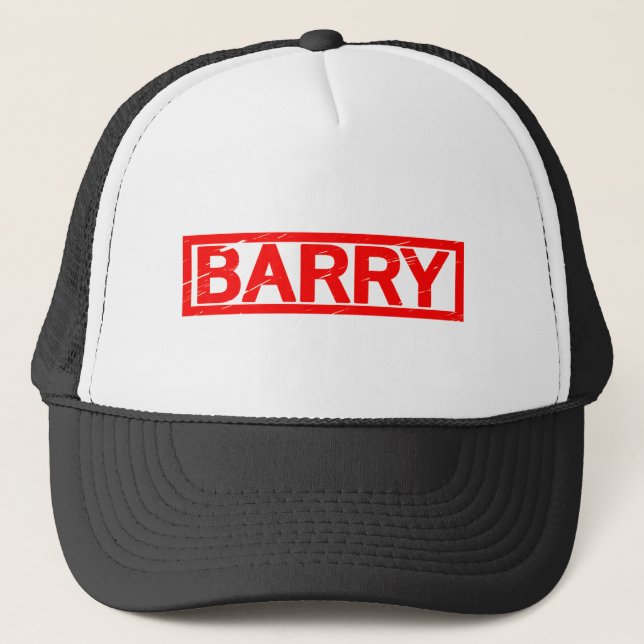 Barry Stamp Trucker Hat (Front)
