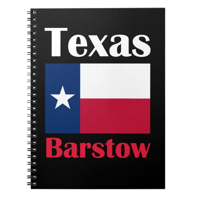 Barstow TX Notebook (Front)