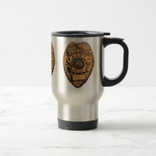 BART PD SHIELD TRAVEL MUG
