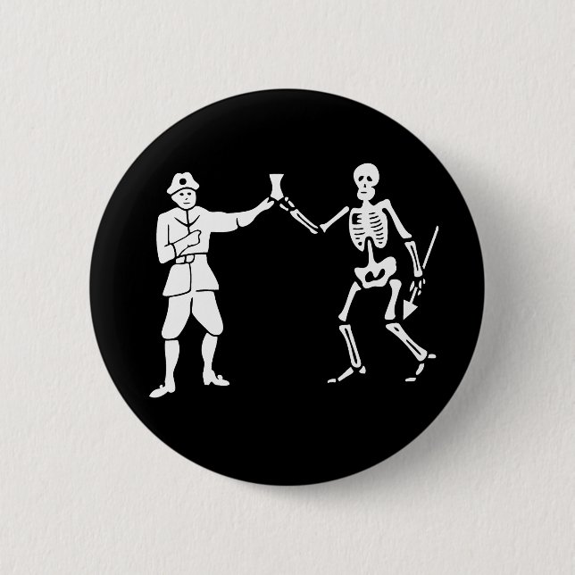 Bart Roberts 2 Inch Round Button (Front)