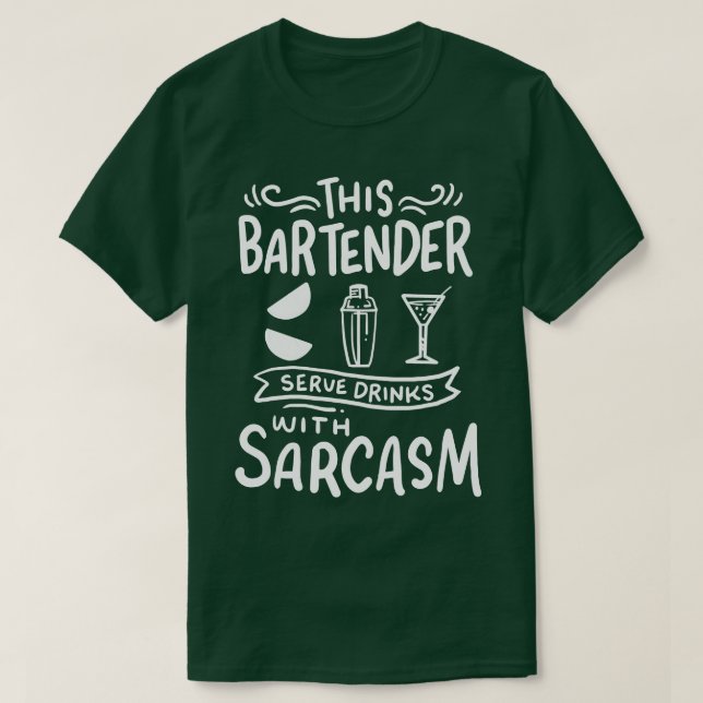 Bartender 4 T-Shirt (Design Front)