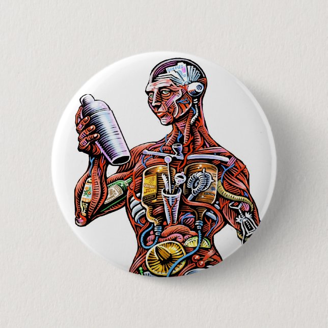 Bartender Anatomy Button (Front)