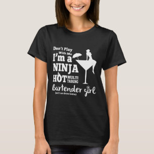 Bartender Bartender Girl Black Cropped Top Mixolog