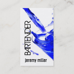 Bartender Business Card