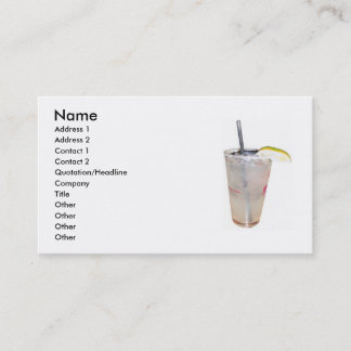Bartender business card