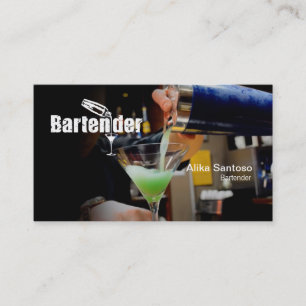 Bartender Business Card