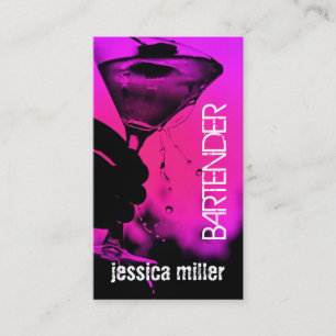 Bartender Business Card