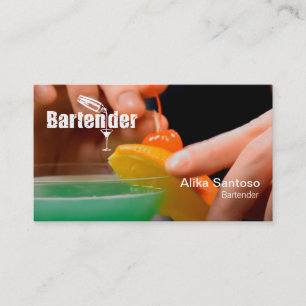 Bartender Business Card