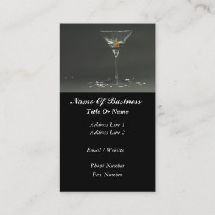 Bartender Business Card