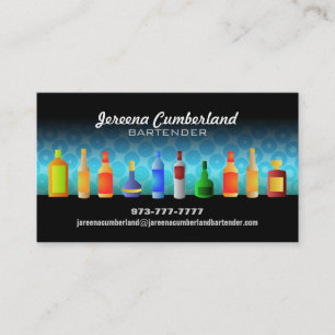 Bartender Business Cards