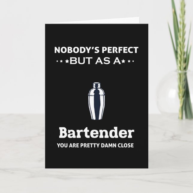Bartender Card (Front)