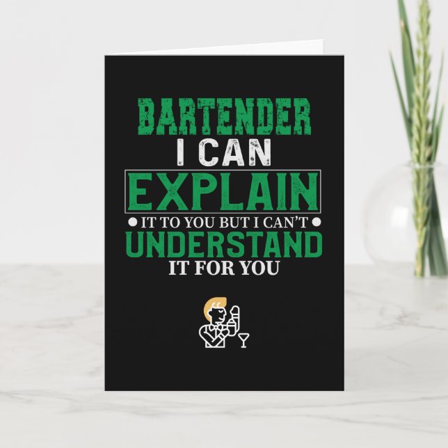 Bartender Card (Front)
