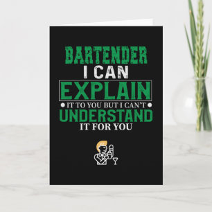 Bartender Card