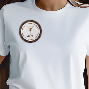 Bartender Espresso Martini Cocktail Event 2 Inch Round Button