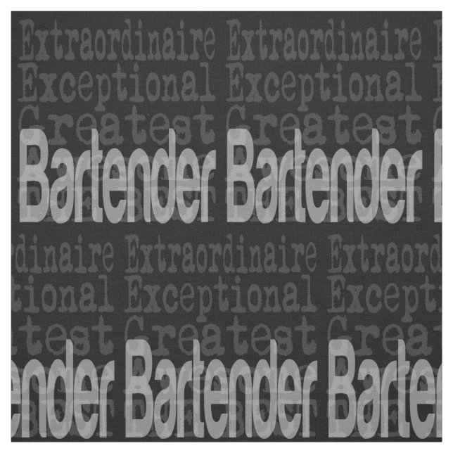 Bartender Extraordinaire Fabric (Swatch)
