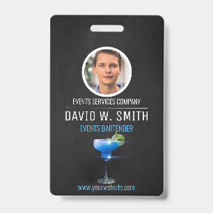 Bartender for Events Professional Bartender Barman Badge