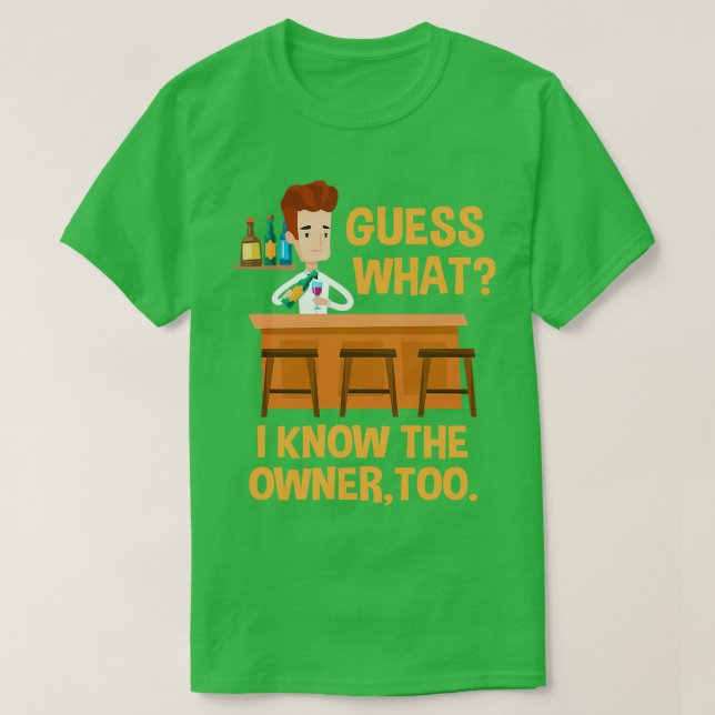 Bartender Funny 6 T-Shirt (Design Front)