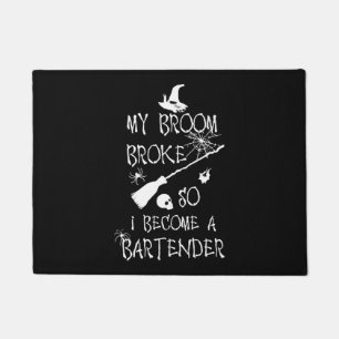 Bartender Halloween Doormat
