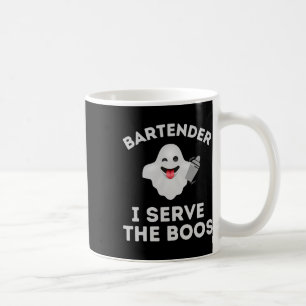 Bartender Halloween Shirt Bartender Ghost I Serve  Coffee Mug