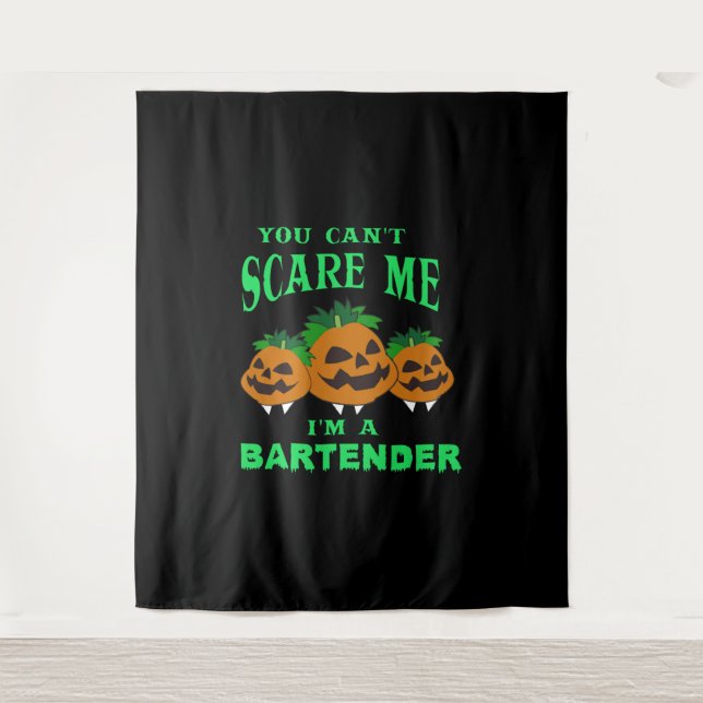 Bartender Halloween   Tapestry (Front)