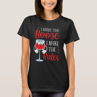 Bartender Humor Mixologist Xmas Booze Fun Christma T-Shirt